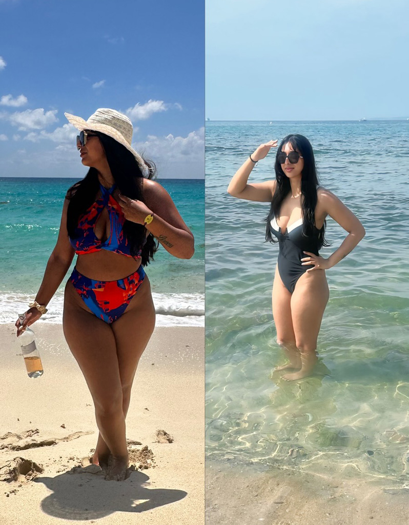 Coach's own before and after transformation image.